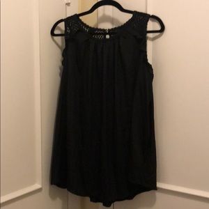 Worthington Black chic plus size sleeveless shirt